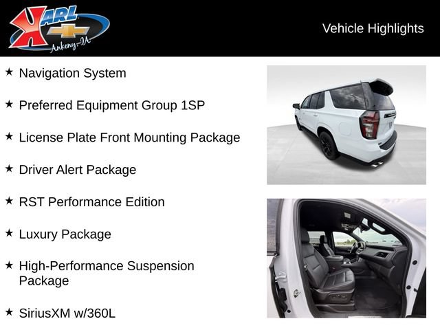 Certified 2024 Chevrolet Tahoe RST w/ RST Performance Edition AWD/4WD image 2