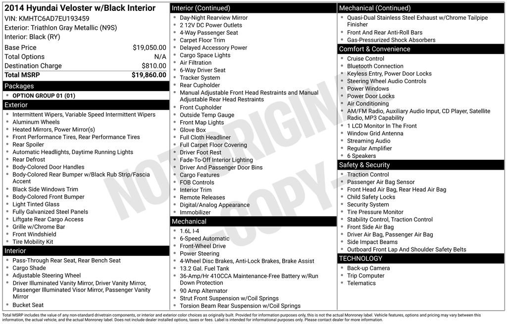 Used 2014 Hyundai Veloster image 6