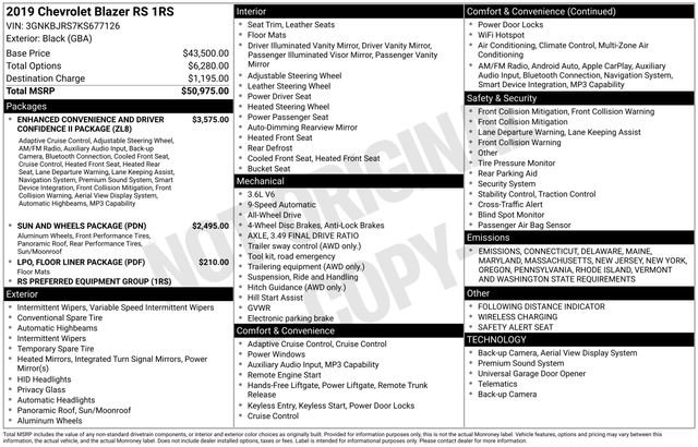 Used 2019 Chevrolet Blazer RS image 34