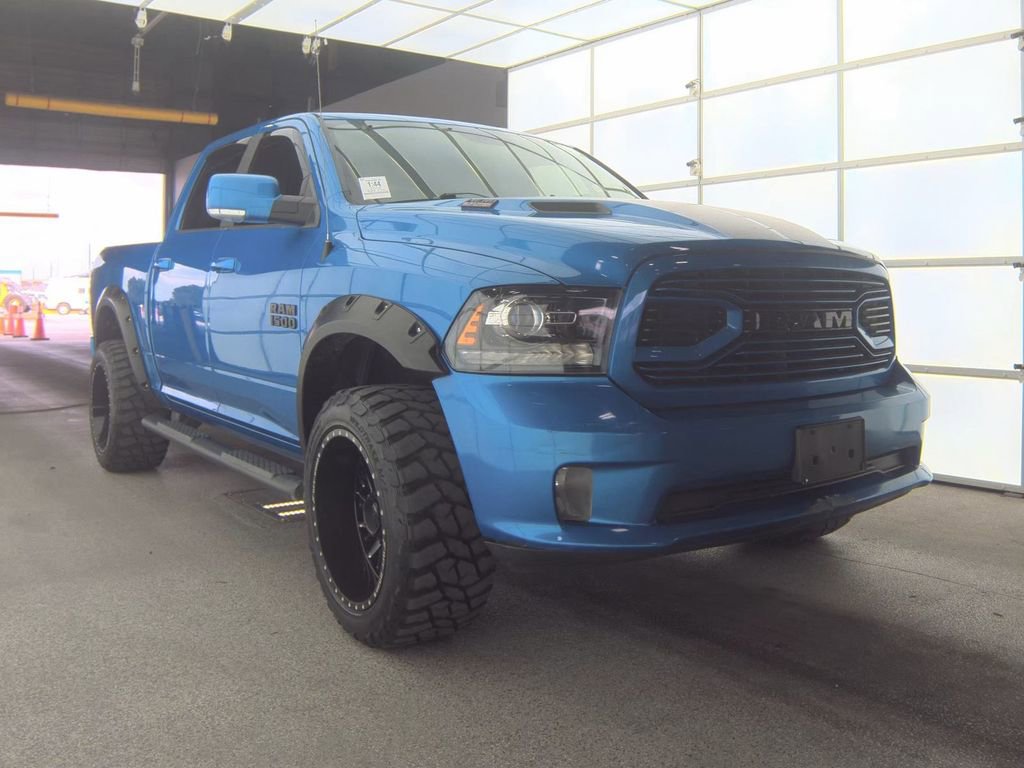 Used 2018 RAM 1500 Sport w/ Hydro Blue Sport Package image 1