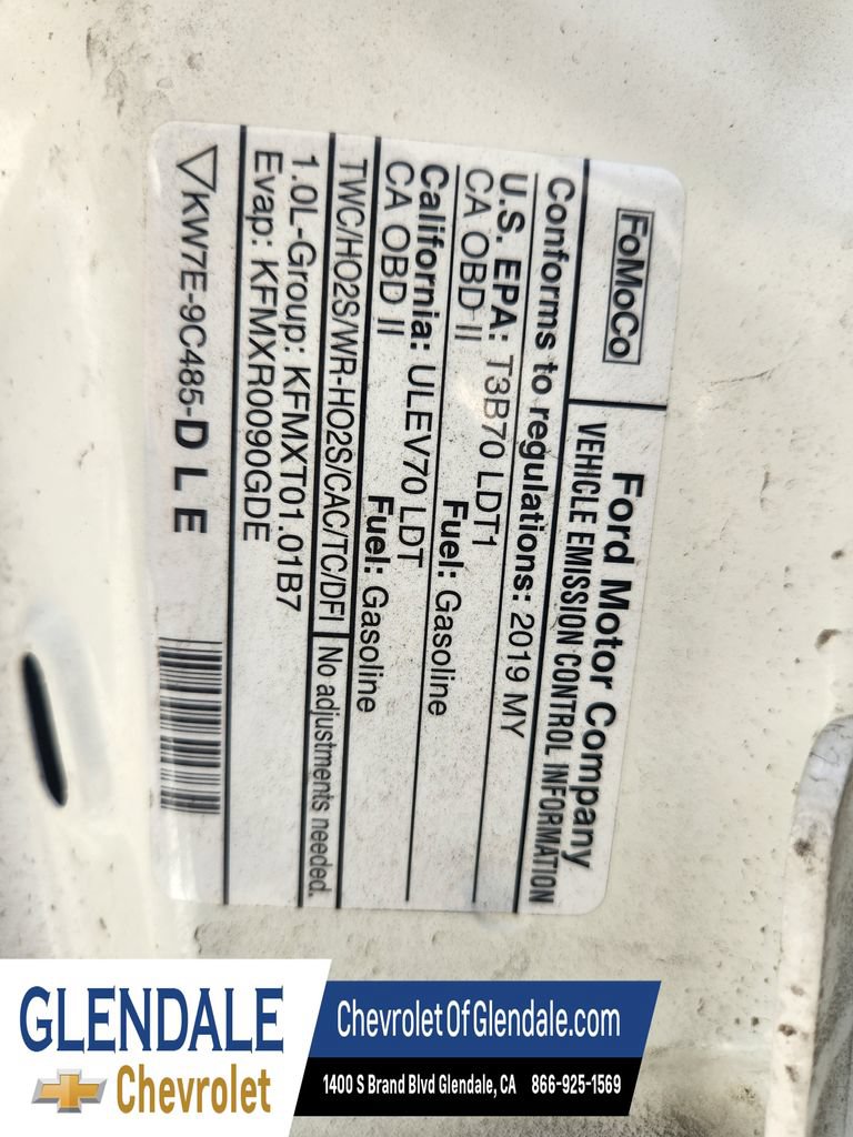 Used 2019 Ford EcoSport SE w/ SE Convenience Package FWD image 12