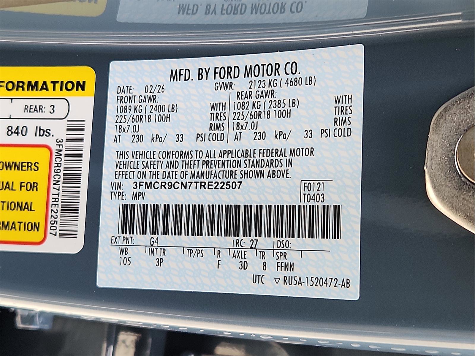 New 2026 Ford Bronco Sport Outer Banks w/ Outer Banks Tech Package+ image 17