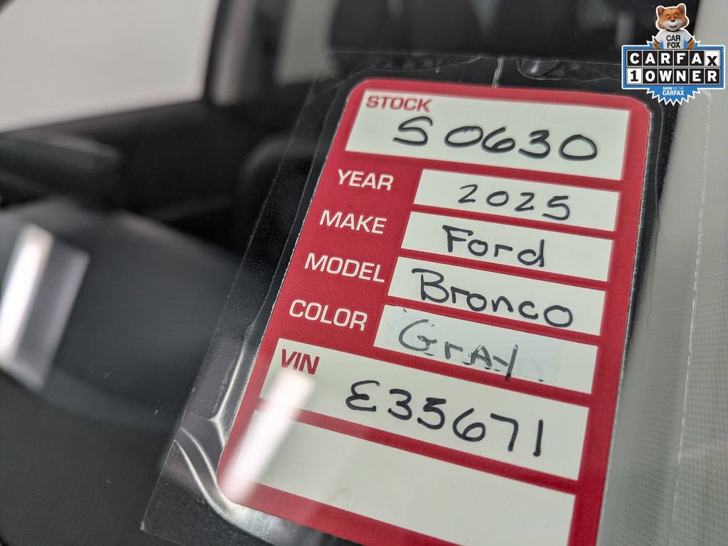 Certified 2025 Ford Bronco Sport Heritage AWD/4WD image 36