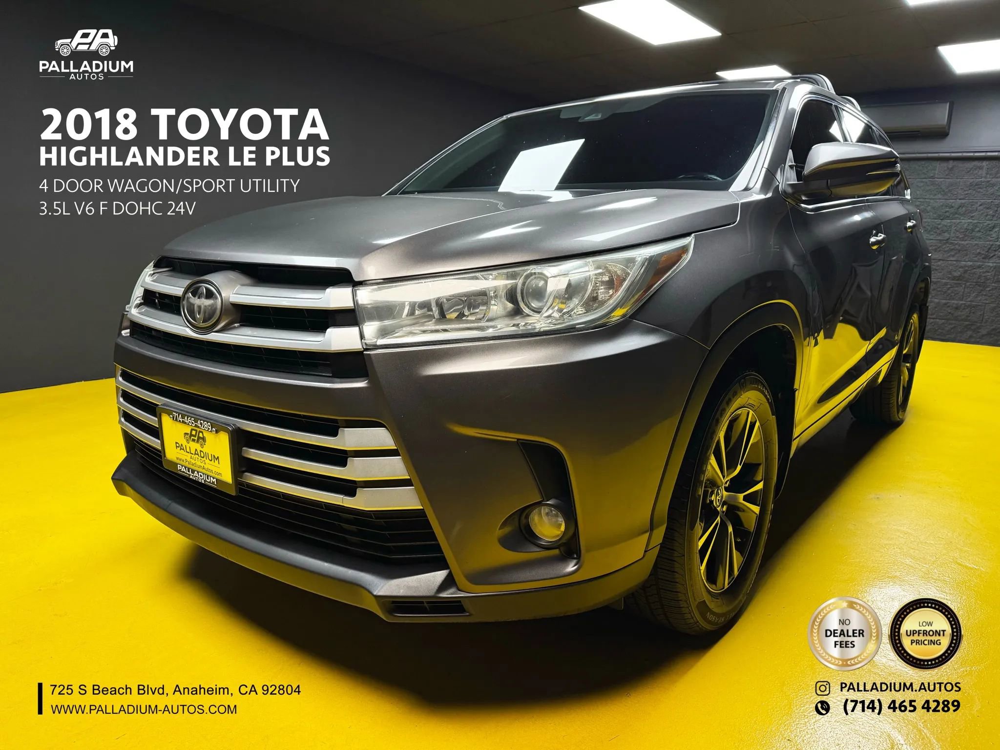 Used 2018 Toyota Highlander FWD V6