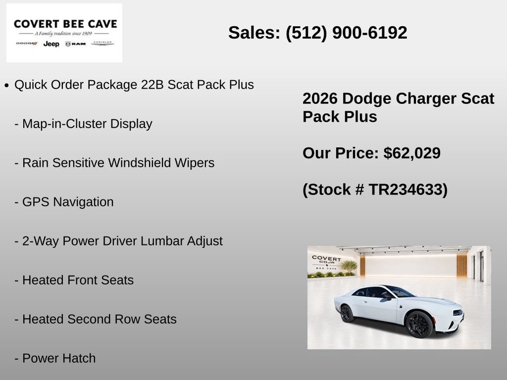 New 2026 Dodge Charger Scat Pack AWD/4WD image 13