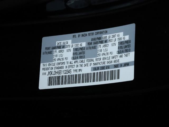 Certified 2025 MAZDA CX-70 Plug-In Hybrid w/ Premium Pkg image 46