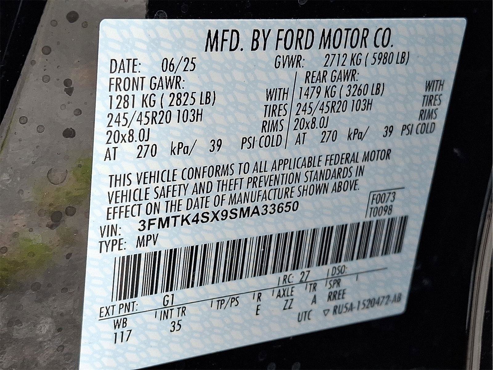 New 2025 Ford Mustang Mach-E GT w/ Interior Protection Package image 19