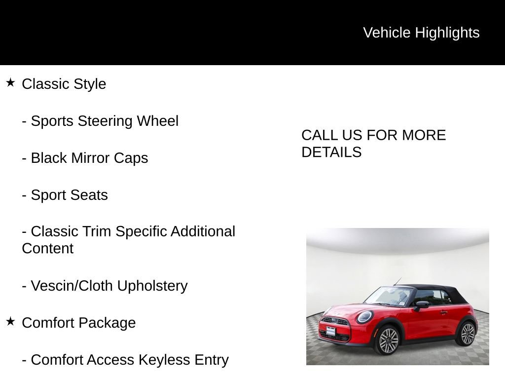 Used 2026 MINI Cooper Convertible FWD image 7