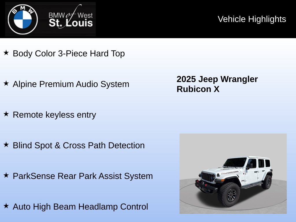 Used 2025 Jeep Wrangler Unlimited Rubicon AWD/4WD image 16