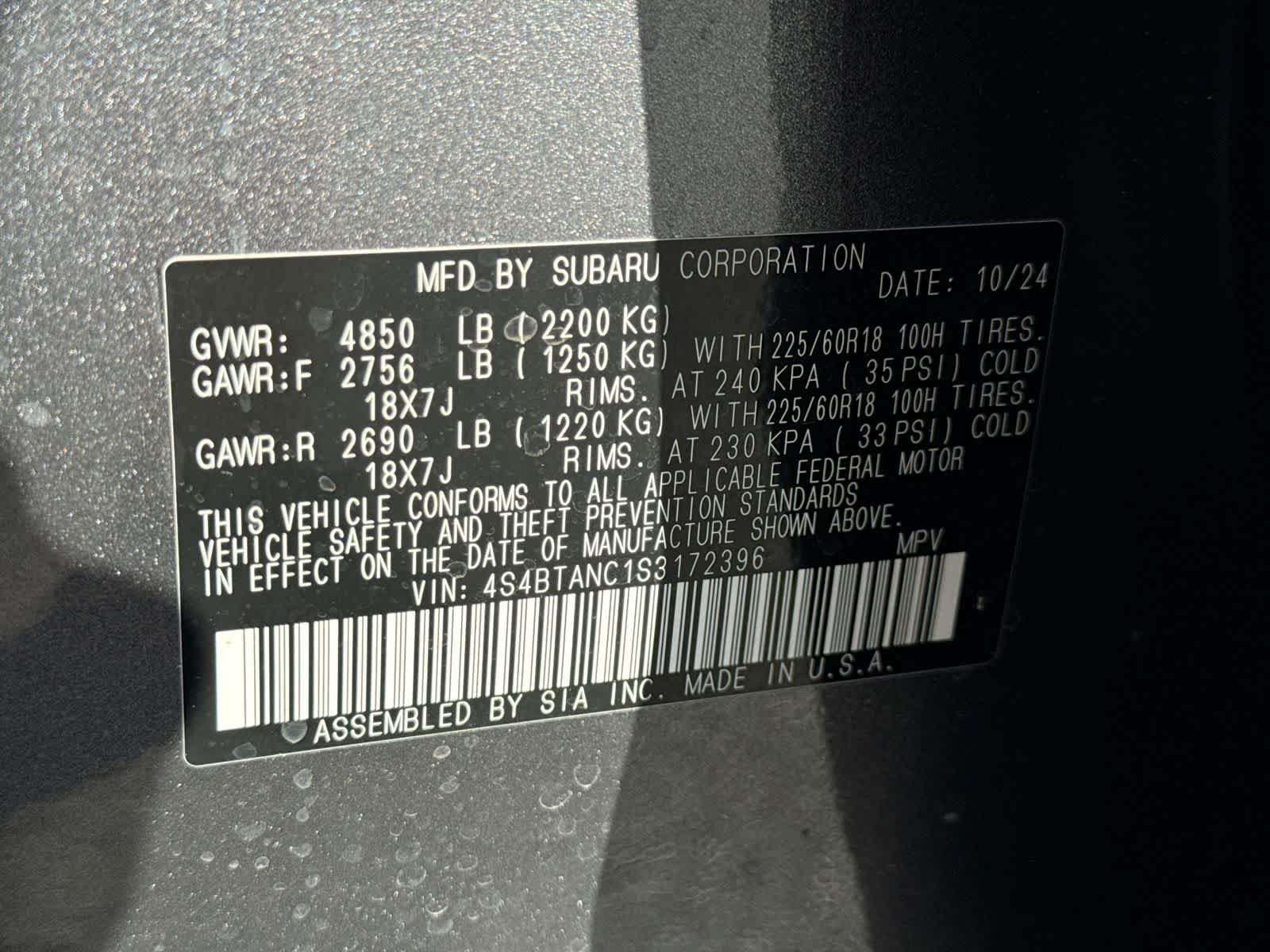 Used 2025 Subaru Outback Limited AWD/4WD image 43
