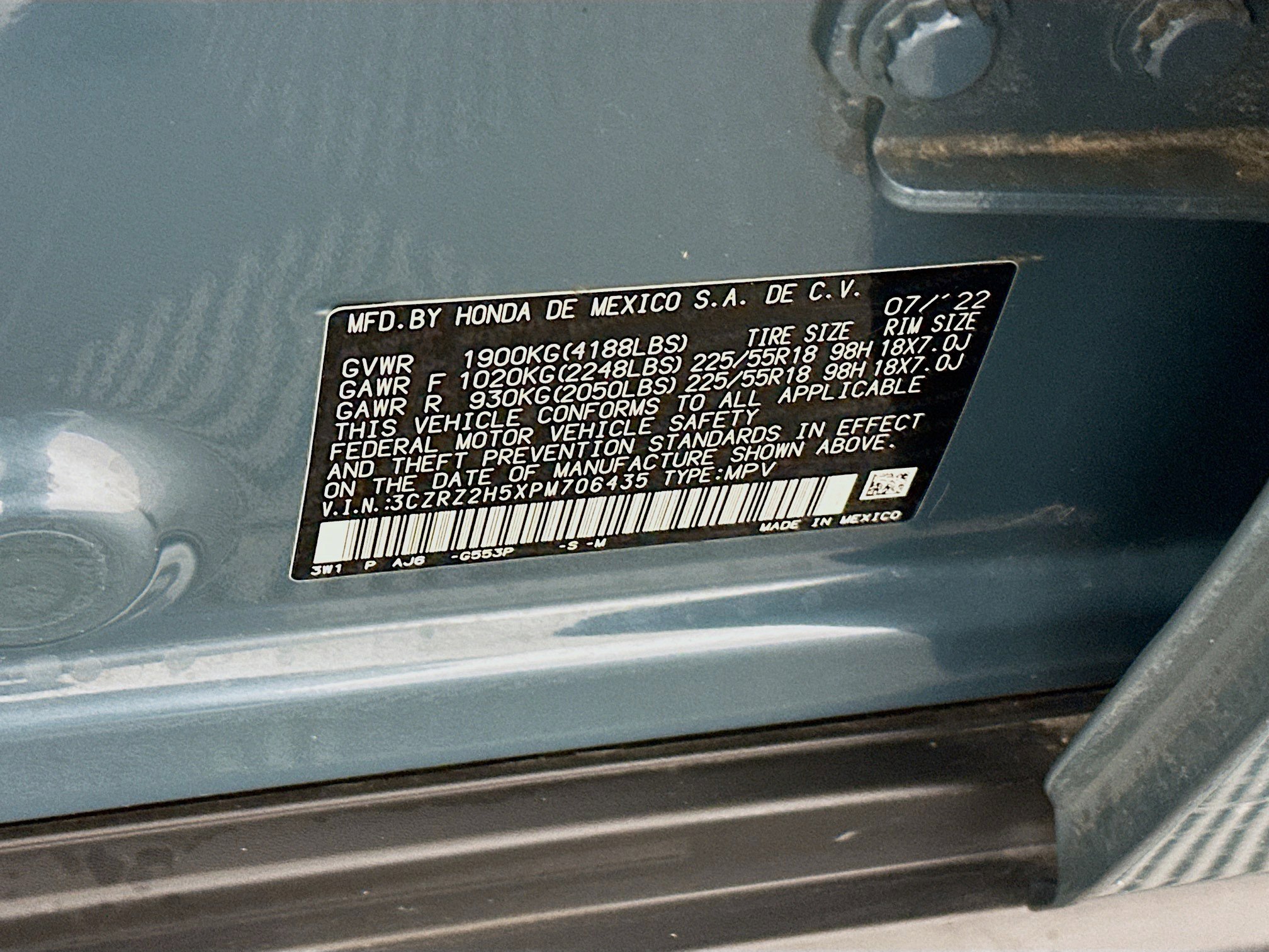 Used 2023 Honda HR-V Sport image 12