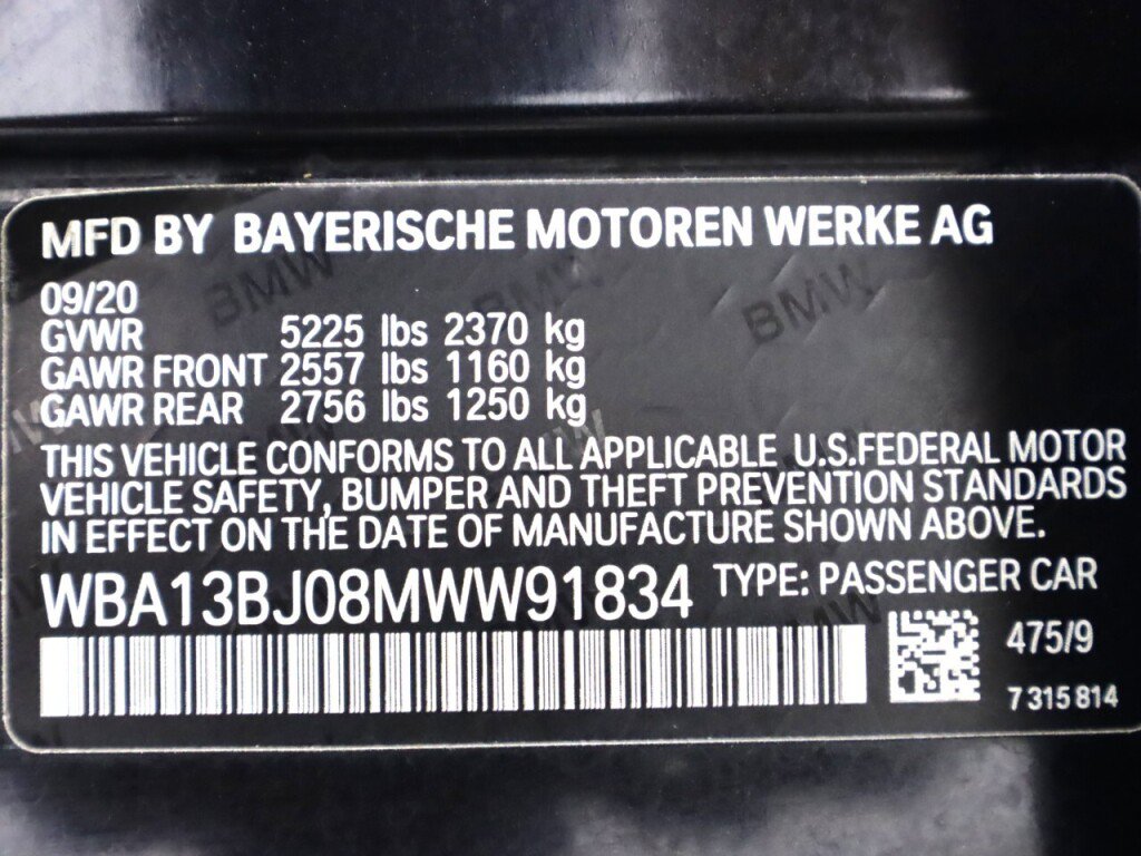 Used 2021 BMW 530i xDrive w/ Convenience Package AWD/4WD image 48