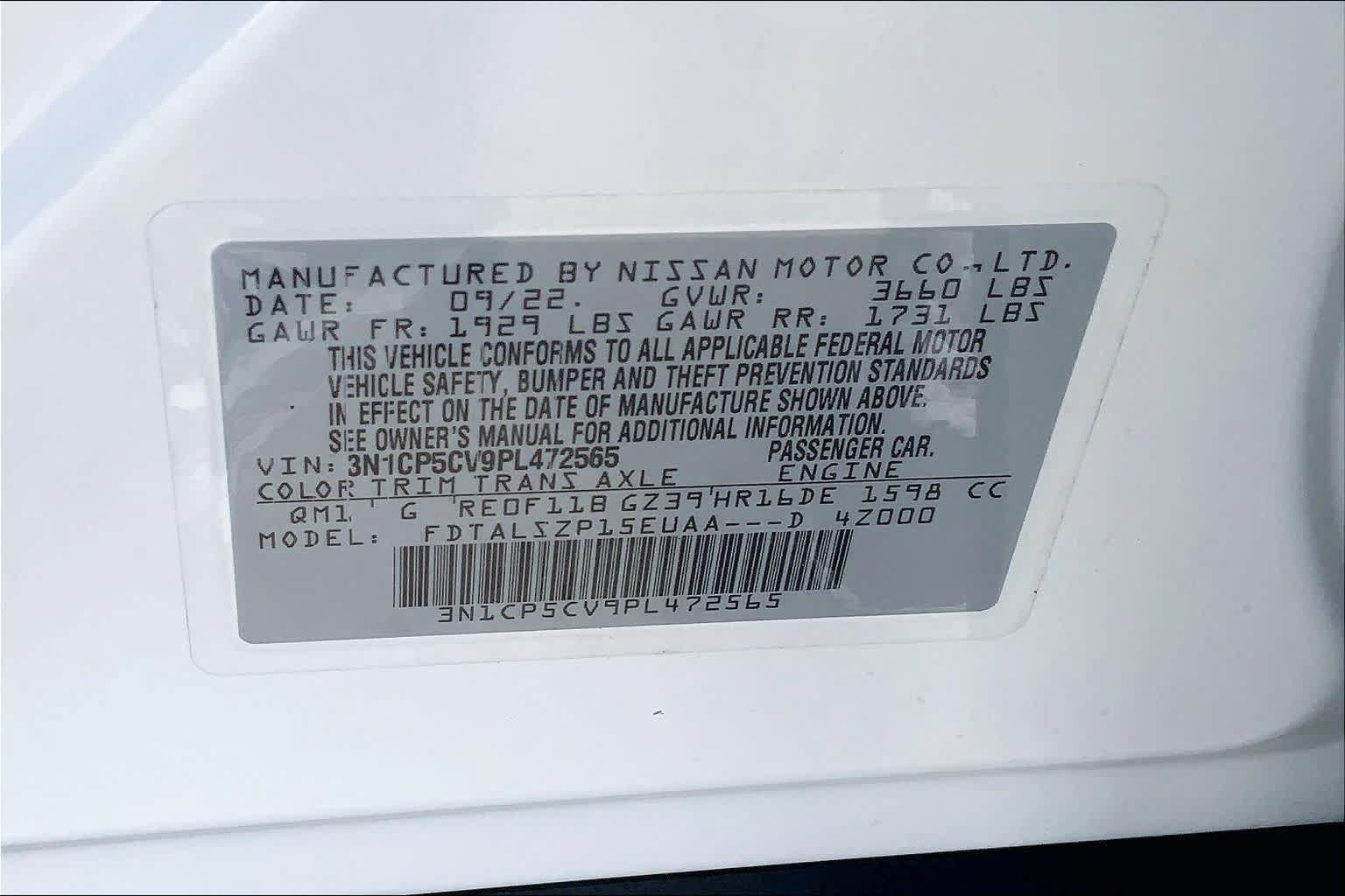 Used 2023 Nissan Kicks SV FWD image 36