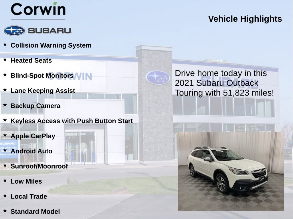 Used 2021 Subaru Outback Touring AWD/4WD image 6
