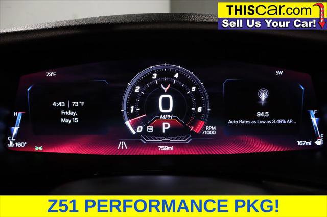 Used 2026 Chevrolet Corvette Stingray Preferred Cpe w/ Z51 Performance Package RWD image 14