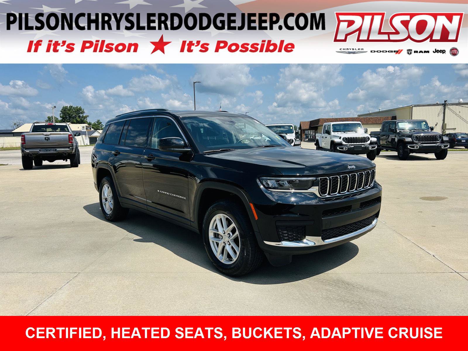 Used 2022 Jeep Grand Cherokee L Laredo w/ Luxury Tech Group I AWD/4WD video 1