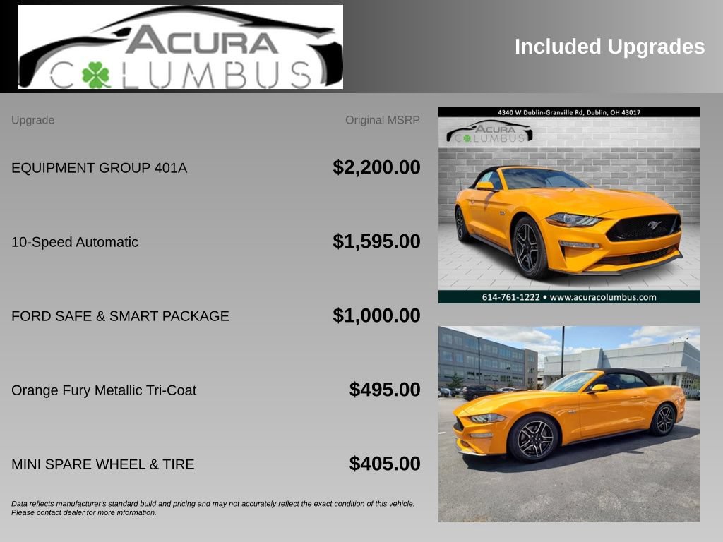 Used 2019 Ford Mustang GT Premium w/ Equipment Group 401A RWD image 6