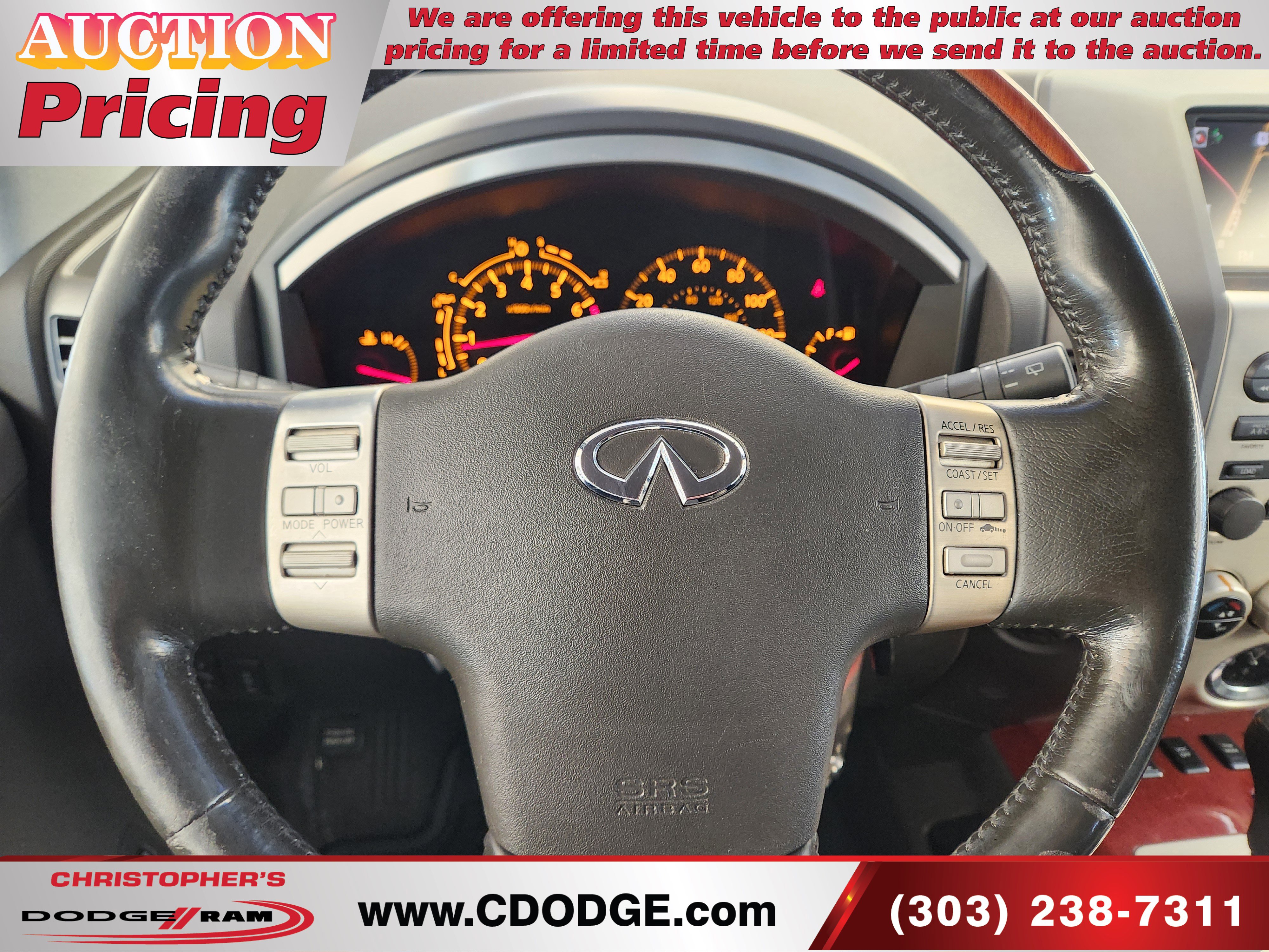 Used 2004 INFINITI QX56 4WD w/ Smart Vision Pkg image 9
