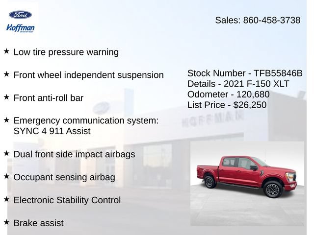Used 2021 Ford F150 XLT w/ Equipment Group 301A Mid AWD/4WD image 30