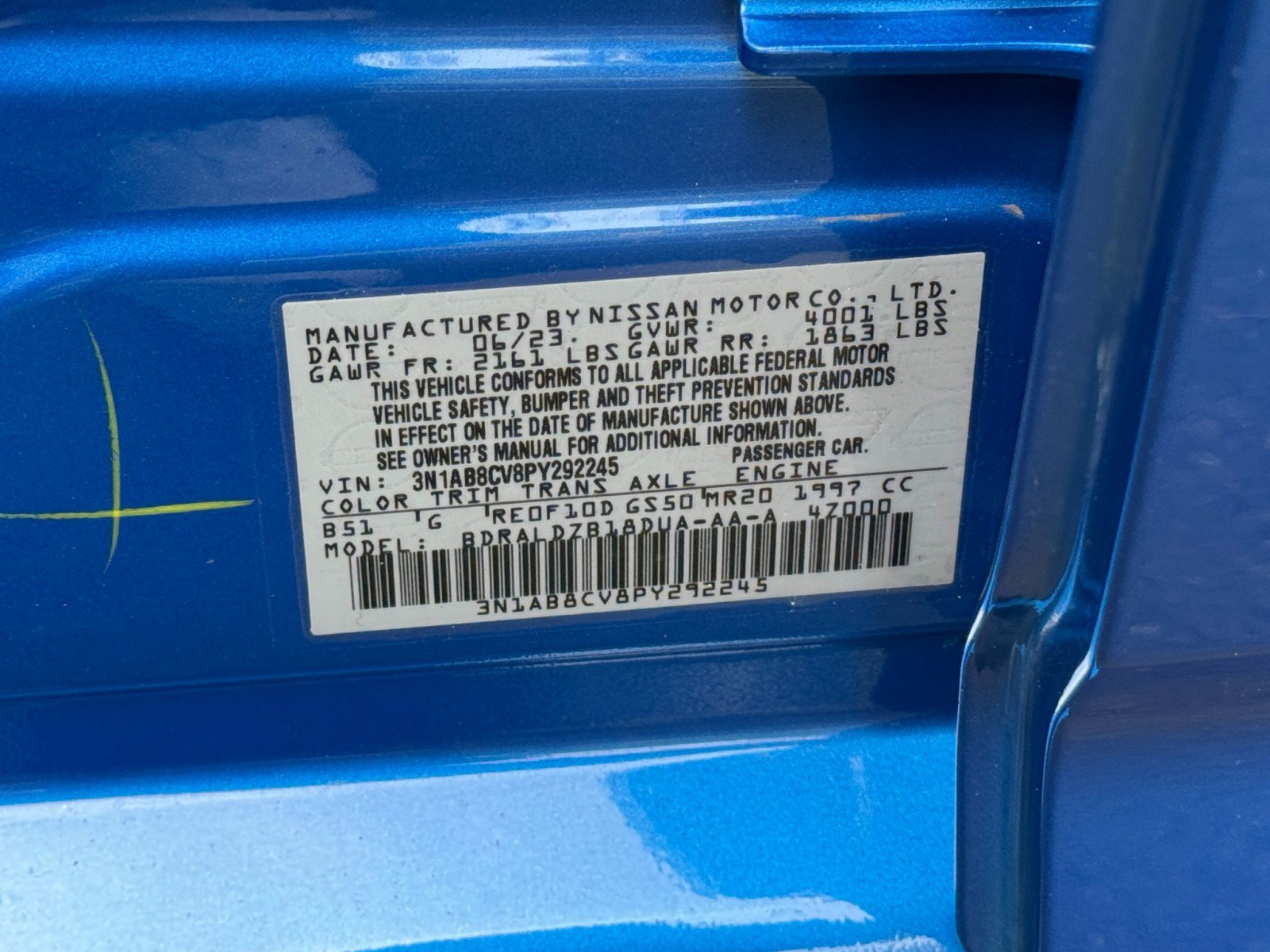 Used 2023 Nissan Sentra SV FWD image 39