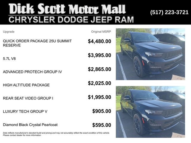 Used 2023 Jeep Grand Cherokee L Summit AWD/4WD image 2