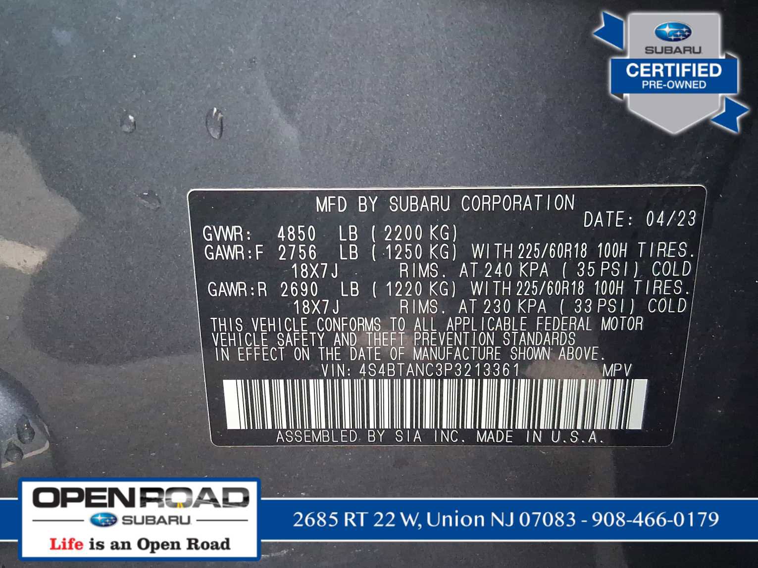 Used 2023 Subaru Outback Limited AWD/4WD image 14