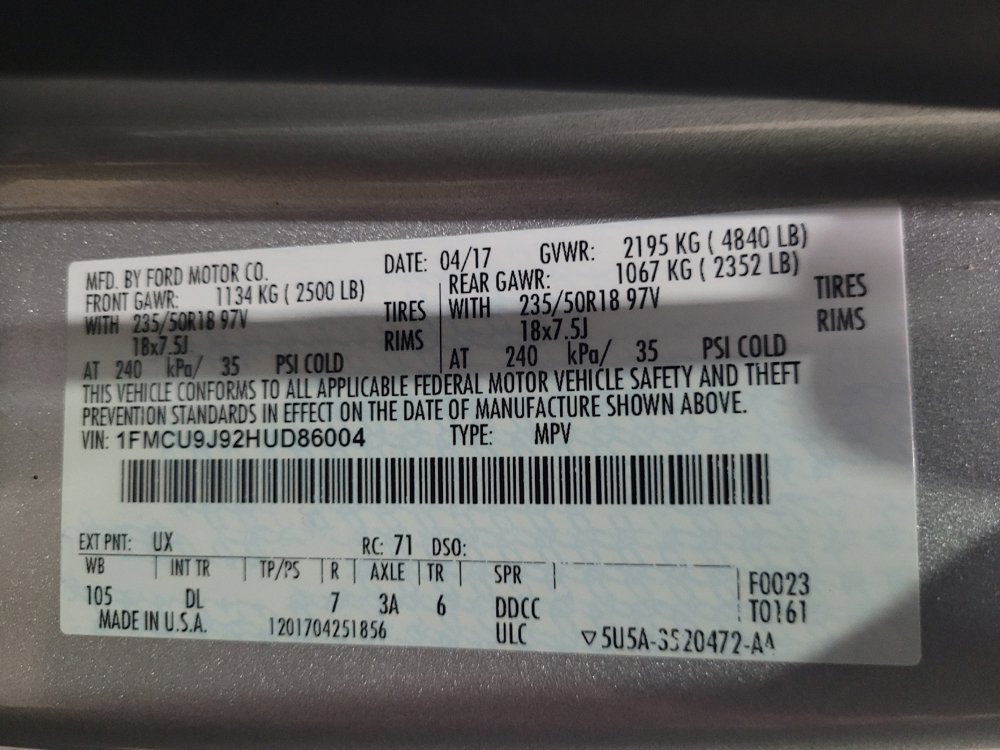 Used 2017 Ford Escape Titanium AWD/4WD image 33