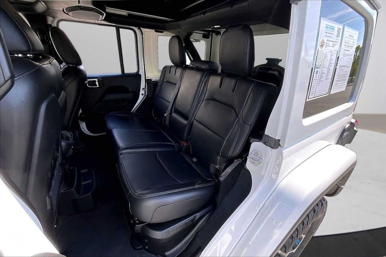 Certified 2023 Jeep Wrangler Unlimited Rubicon 4xe w/ Cold Weather Group image 23