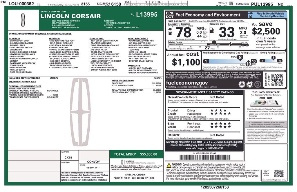 Used 2023 Lincoln Corsair Grand Touring AWD/4WD image 34