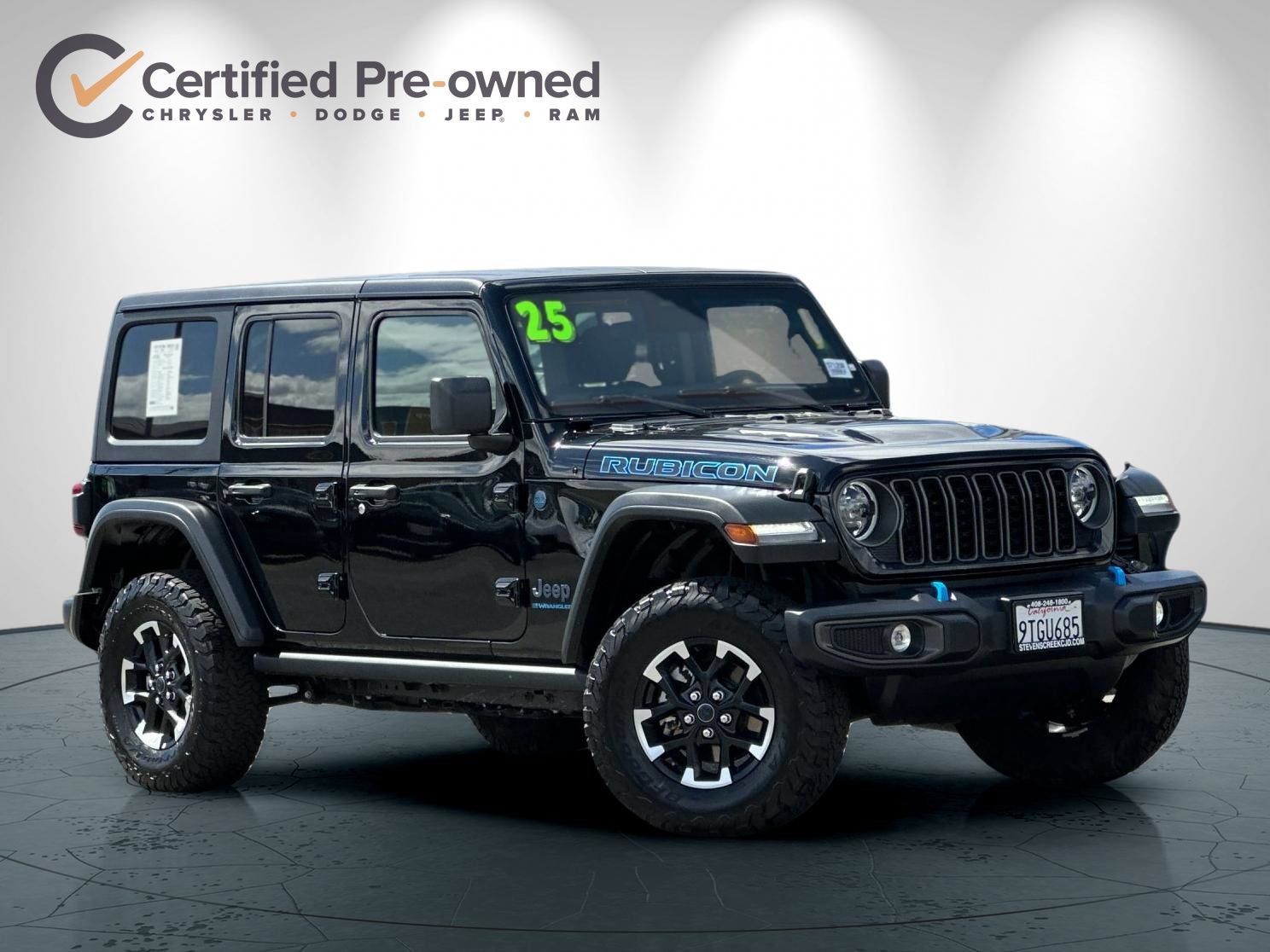 Used 2025 Jeep Wrangler Unlimited Rubicon 4xe w/ Safety Group AWD/4WD image 2