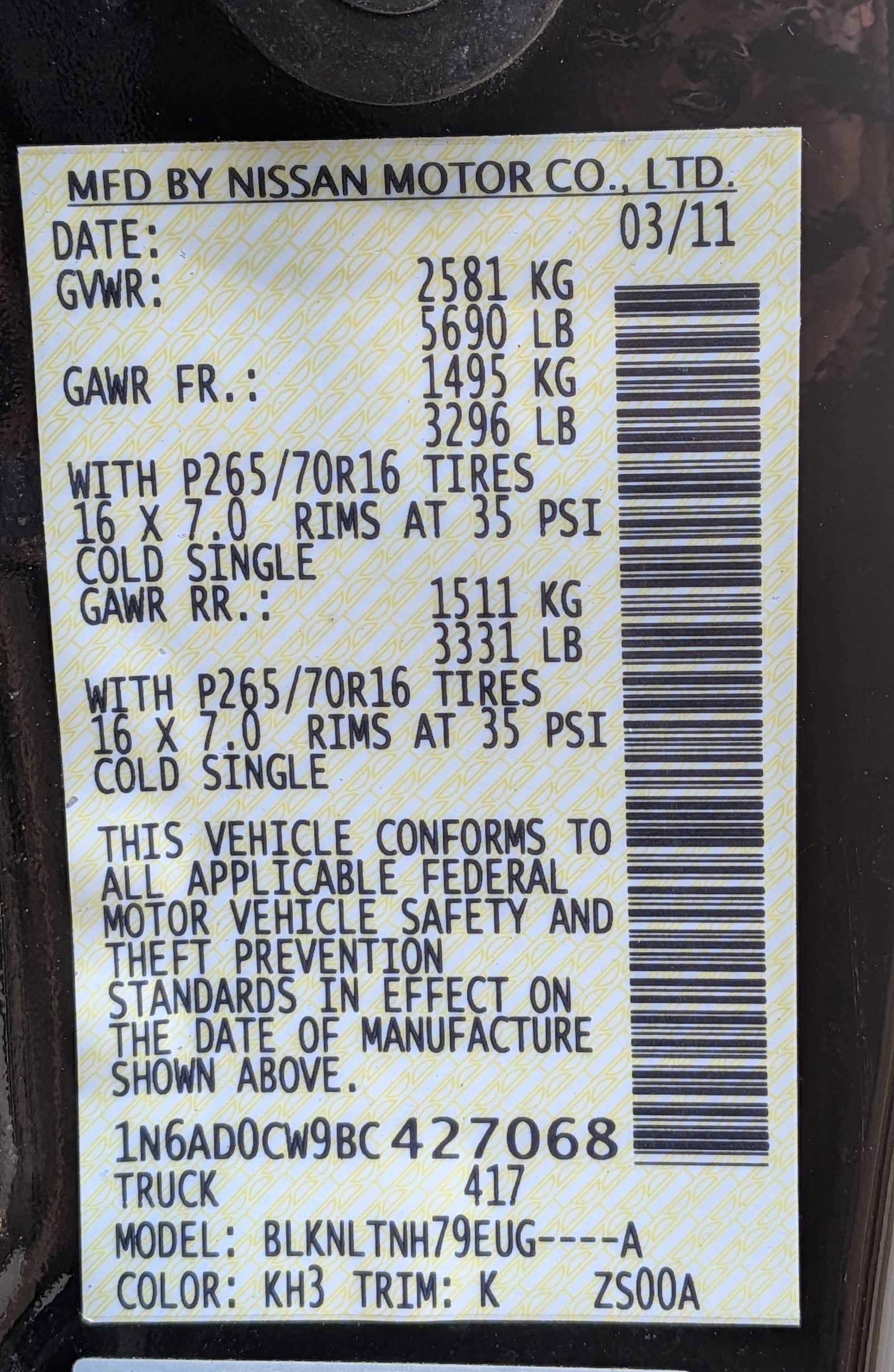 Used 2011 Nissan Frontier SV AWD/4WD image 24