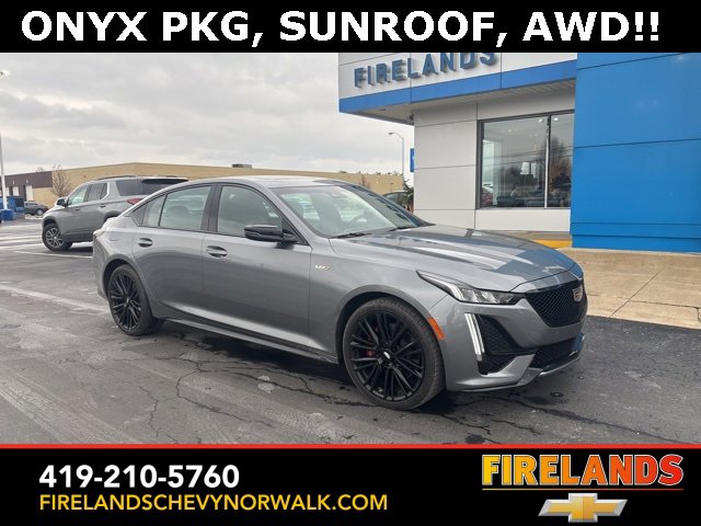 Certified 2022 Cadillac CT5 V w/ LPO, ONYX Package image 1
