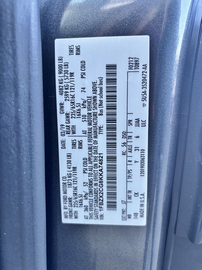 Used 2019 Ford Transit 350 XLT image 38