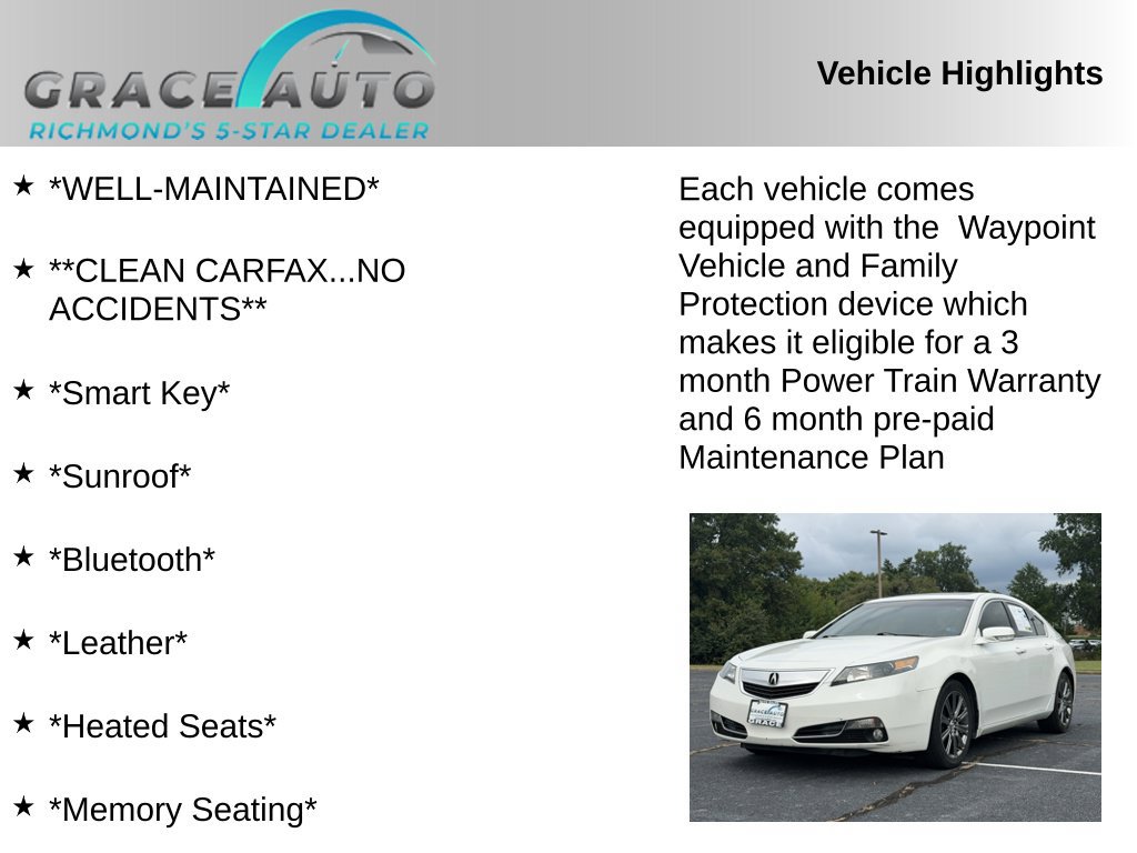 Used 2014 Acura TL Special Edition FWD image 2