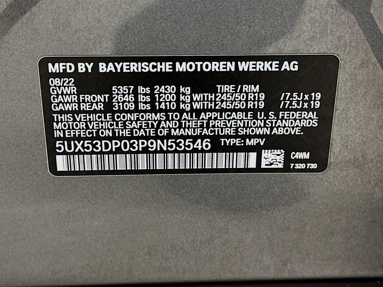 Used 2023 BMW X3 xDrive30i w/ Premium Package AWD/4WD image 48