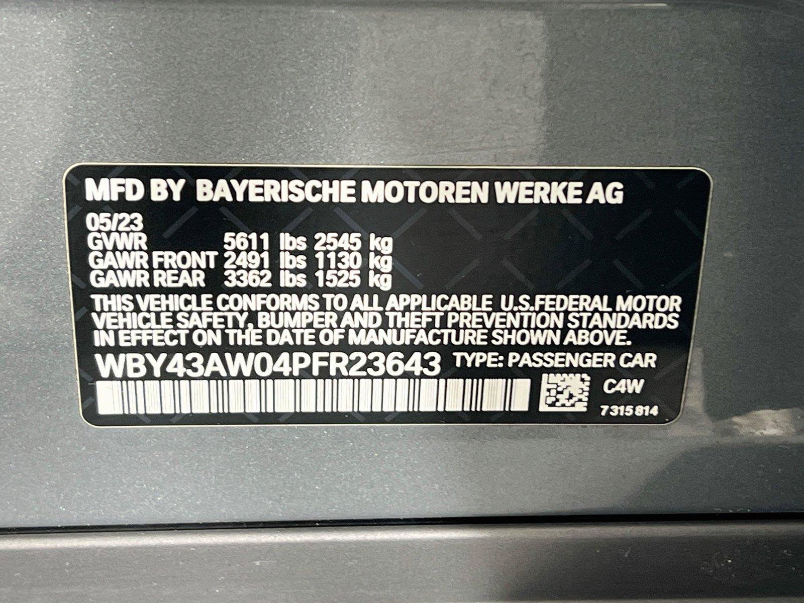 Used 2023 BMW i4 eDrive35 w/ Premium Package RWD image 32