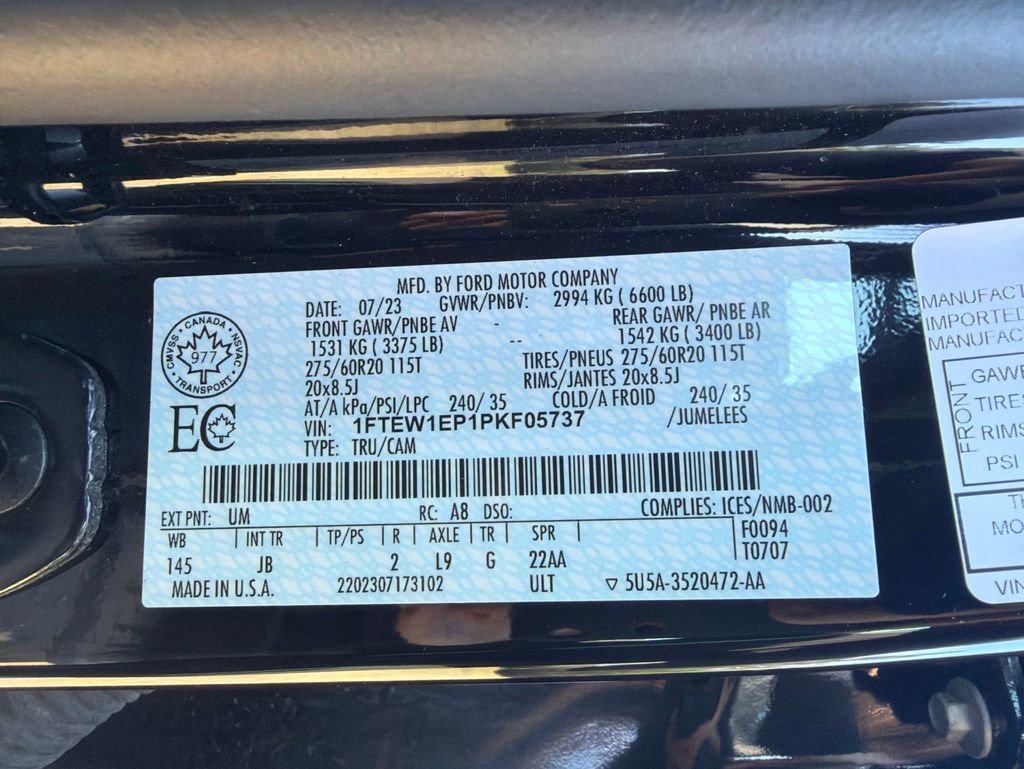 Used 2023 Ford F150 XL w/ FX4 Off-Road Package AWD/4WD image 17