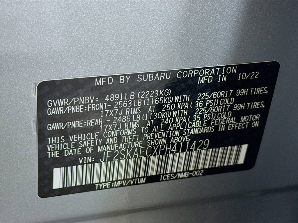 Certified 2023 Subaru Forester Premium image 42