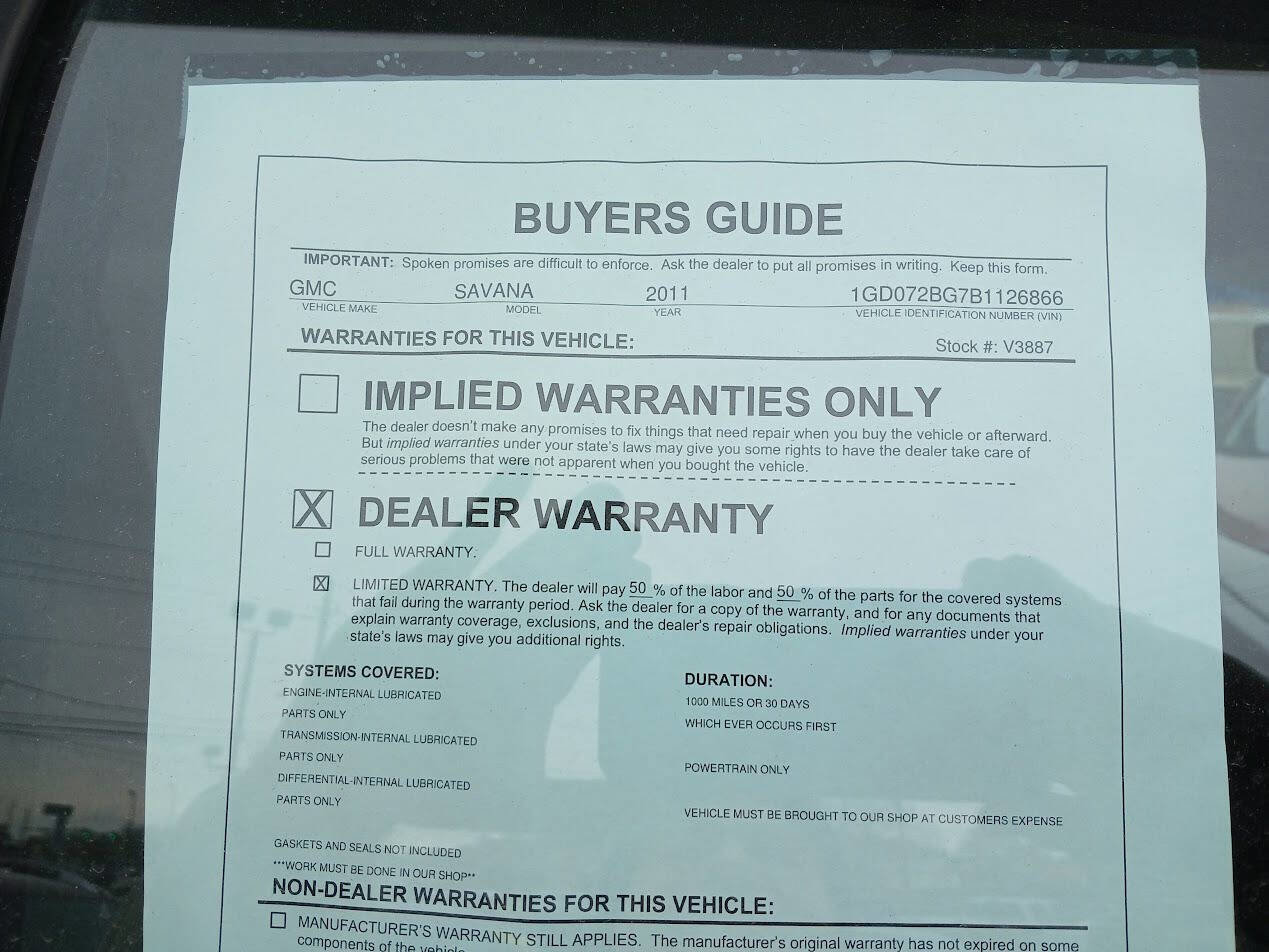 Used 2011 GMC Savana 3500 image 19