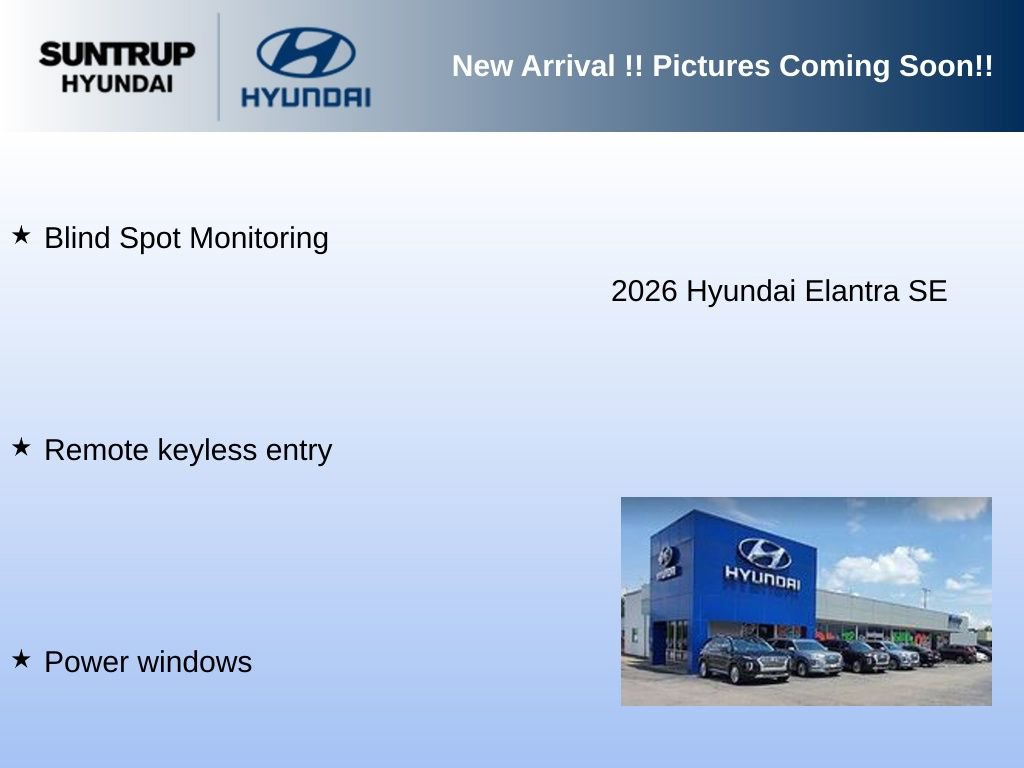 Used 2026 Hyundai Elantra SE w/ Cargo Package image 2