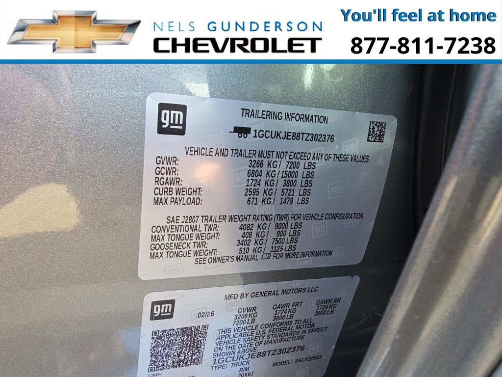 New 2026 Chevrolet Silverado 1500 High Country w/ Technology Package image 40