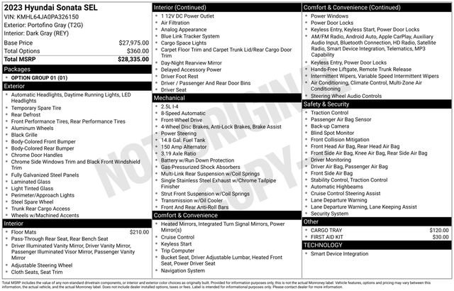 Used 2023 Hyundai Sonata SEL image 32