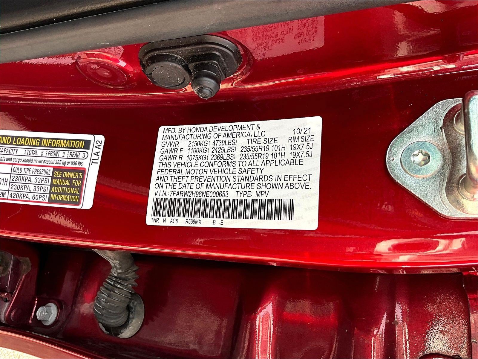 Used 2022 Honda CR-V Touring image 19