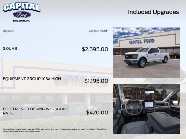 New 2026 Ford F150 XL w/ Equipment Group 103A High RWD image 3