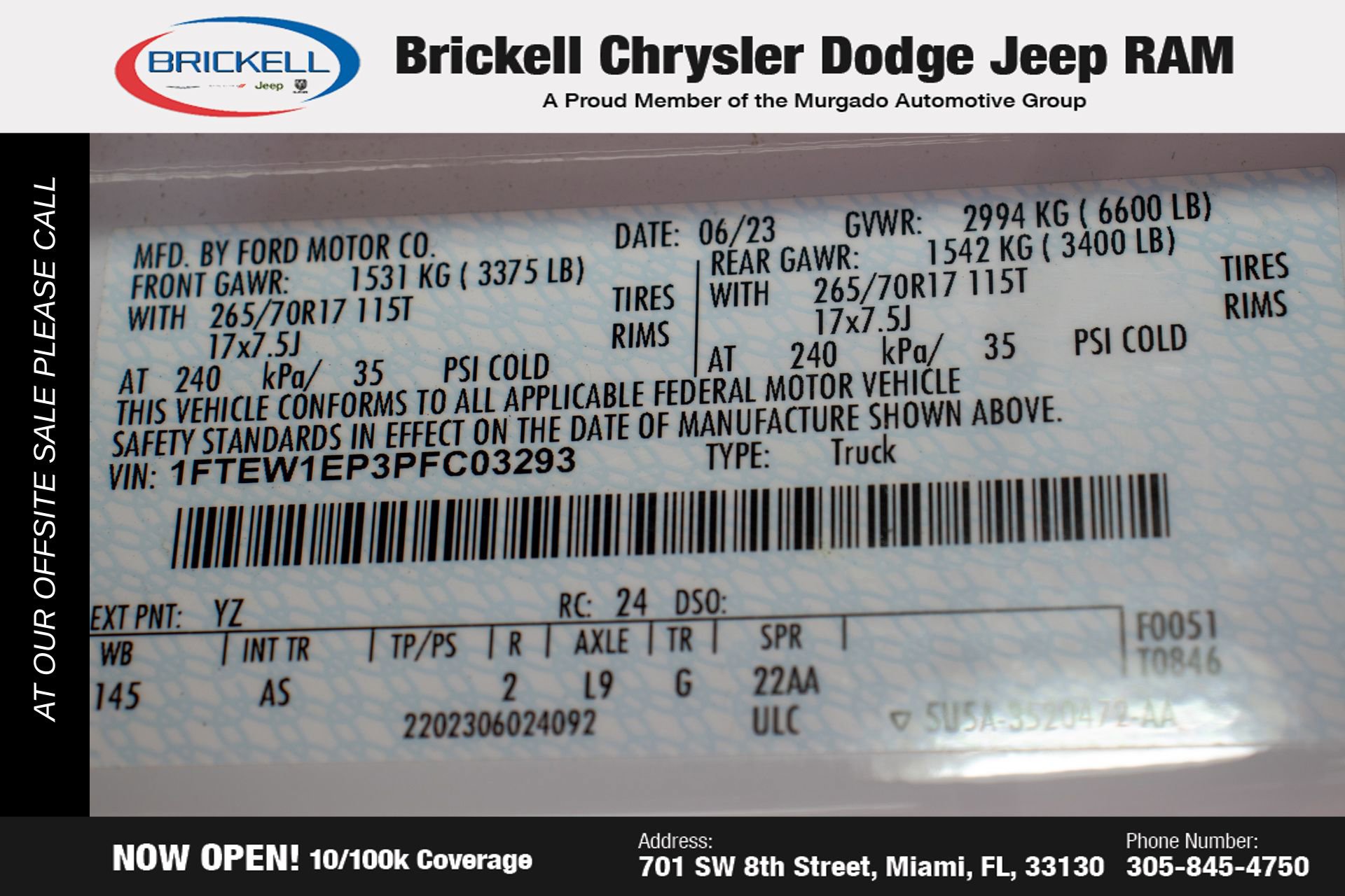 Used 2023 Ford F150 XL w/ XL Chrome Appearance Package AWD/4WD image 34