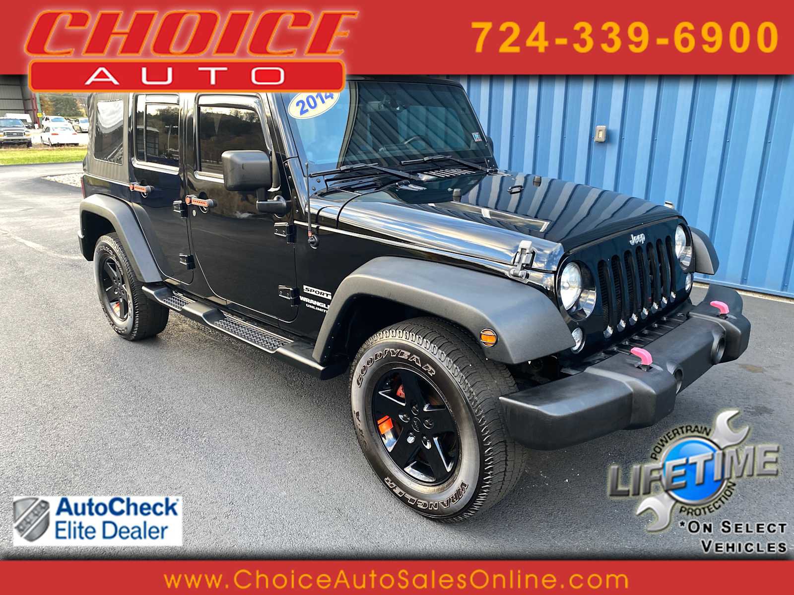 Used 2014 Jeep Wrangler Unlimited Sport w/ Quick Order Package 24S image 1