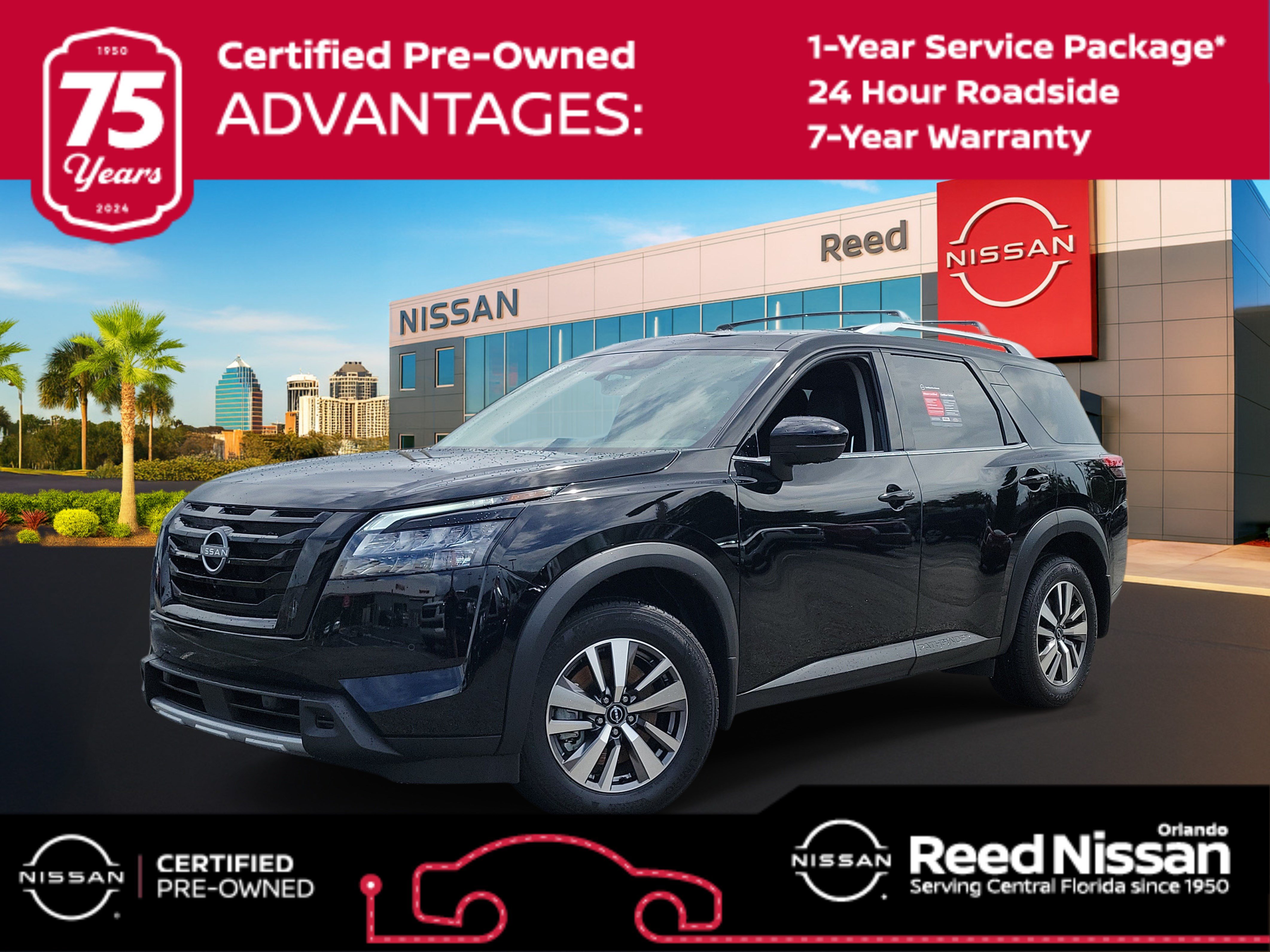 Certified 2025 Nissan Pathfinder SL w/ Black Appearance Package