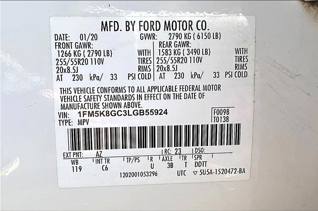 Used 2020 Ford Explorer ST w/ Premium Technology Package image 19