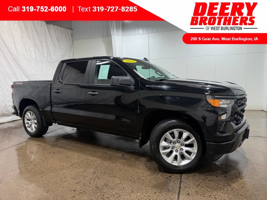 Used 2022 Chevrolet Silverado 1500 Custom AWD/4WD image 1
