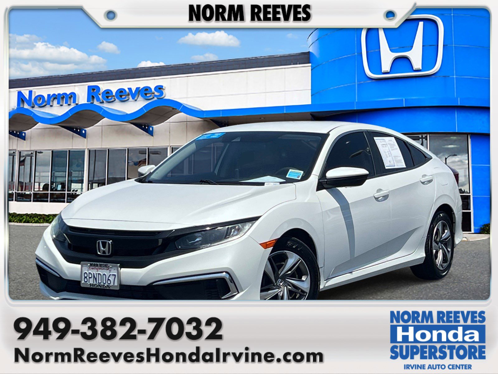 Certified 2019 Honda Civic LX image 1